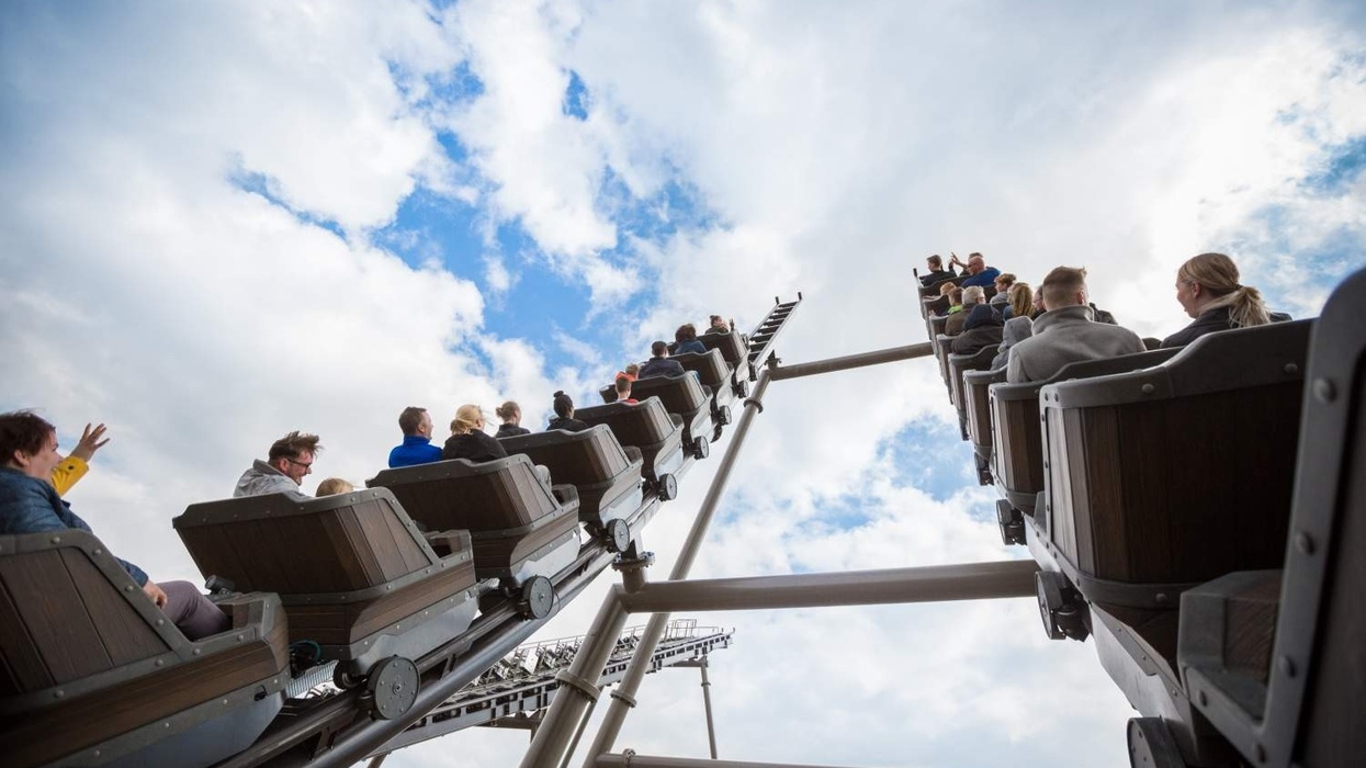 vekoma family boomerang racer coaster