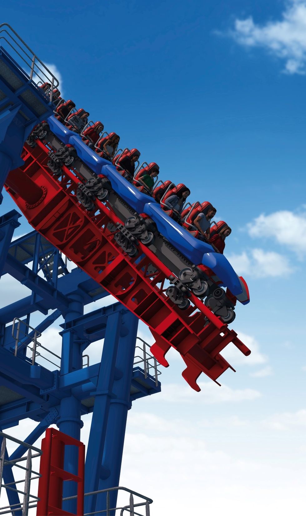 Vekoma Rendering Tilt Coaster