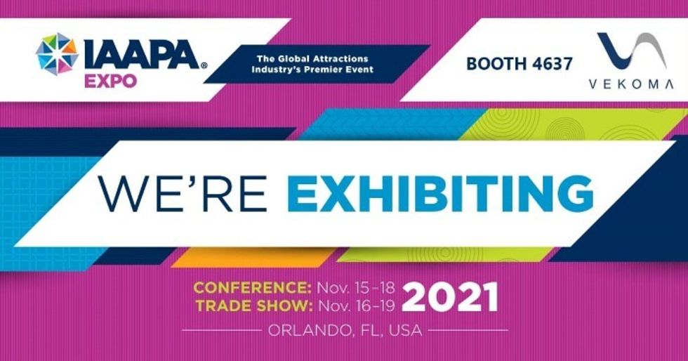 Vekoma Rides Stand IAAPA Expo 2021