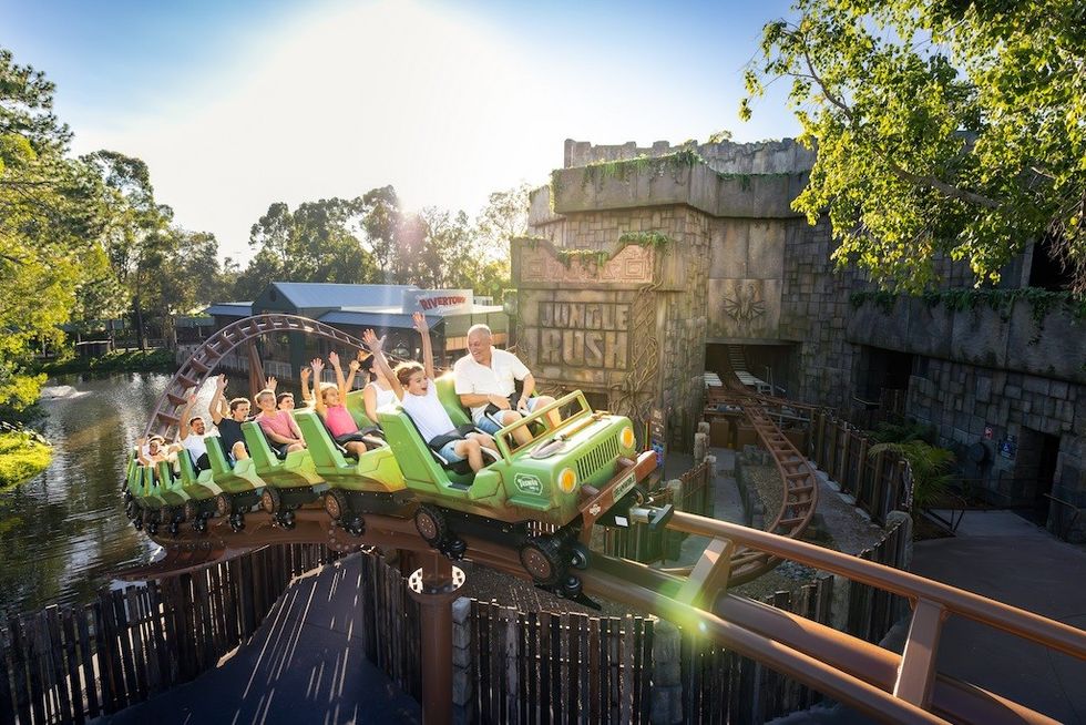 Vekoma Switchback Coaster Jungle Rush