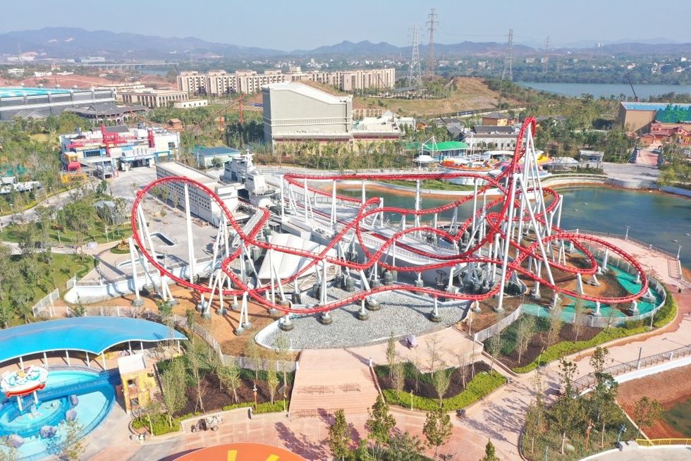 Vekoma Top Gun Launch Coaster