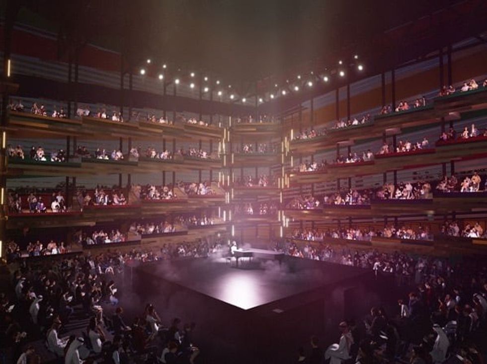 Vertical theater shared experience COVID