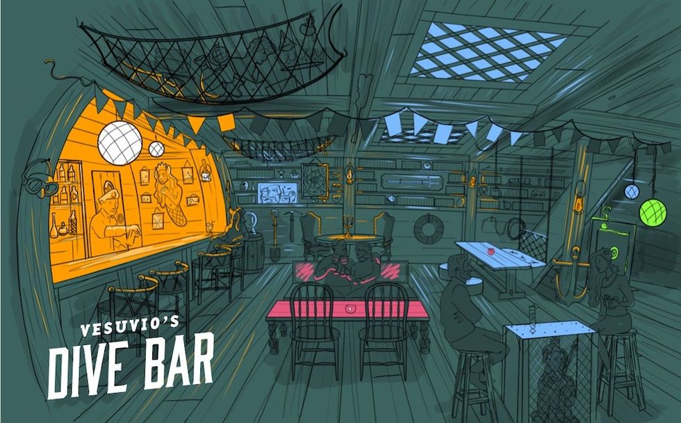 Vesuvio Dive Bar Mystery Cove