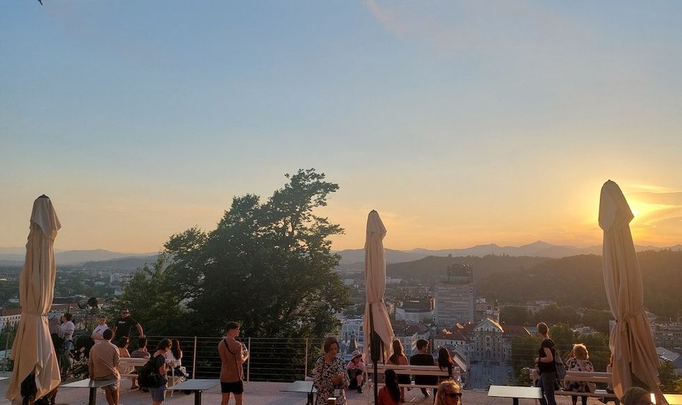 View from Ljubljana Castle