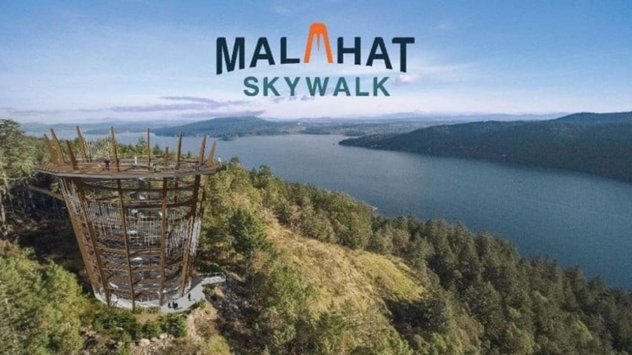 View of Malahat Sky Walk that uses Gateway Ticketing system