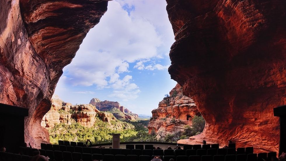 View of the Grand Canyon from the Dorrance DOME at Arizona Science Center