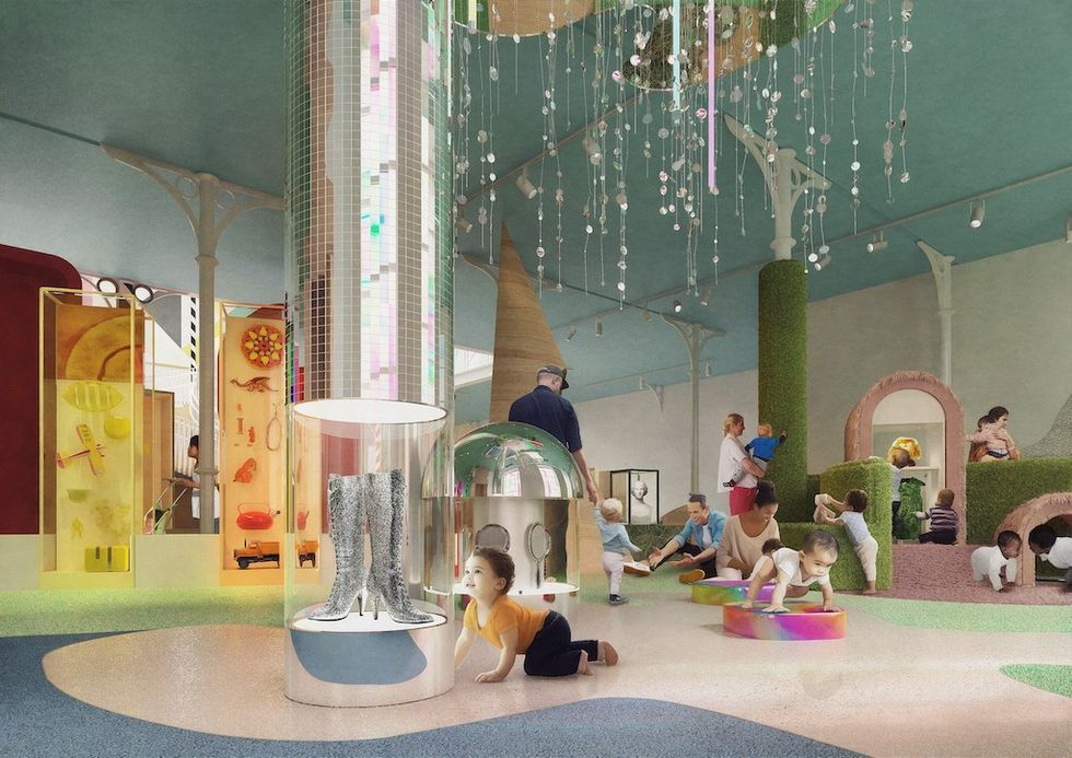 View of the pre-walker and toddler zone of the Play Gallery. Image by Picture Plane © Victoria and Albert Museum, London