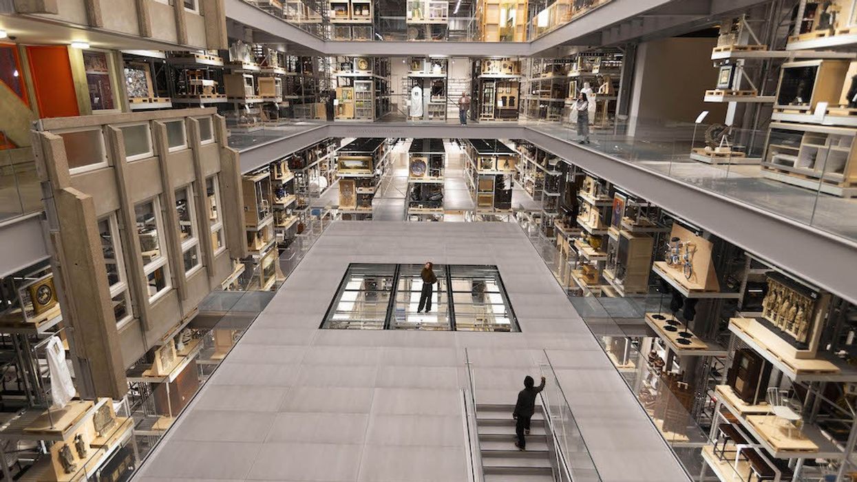 View of the Weston Collections Hall at V&A East Storehouse. Image by David Parry, PA Media Assignments