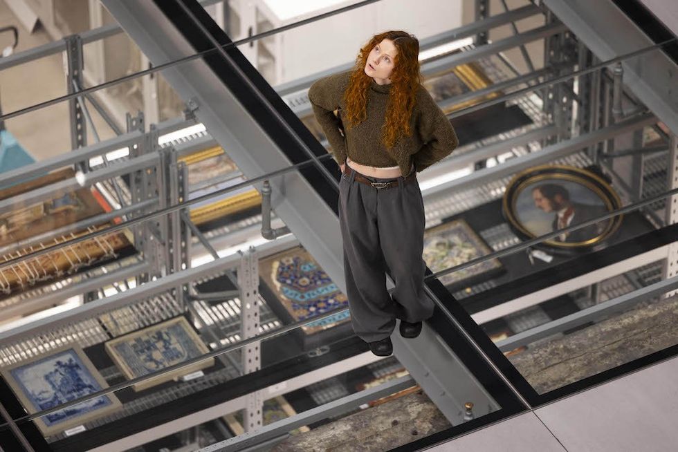 View of the Weston Collections Hall at V&A East Storehouse. Image by David Parry, PA Media Assignments