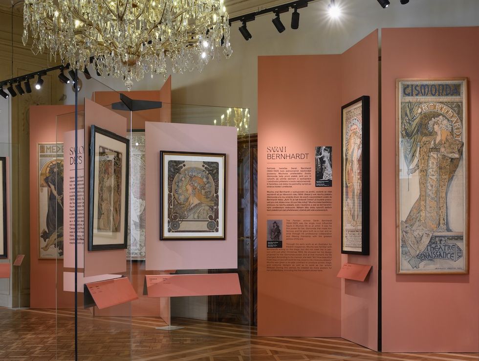 Views of the Mucha Museum in the Savarin Palace. Photo credit:Ondřej Polák
