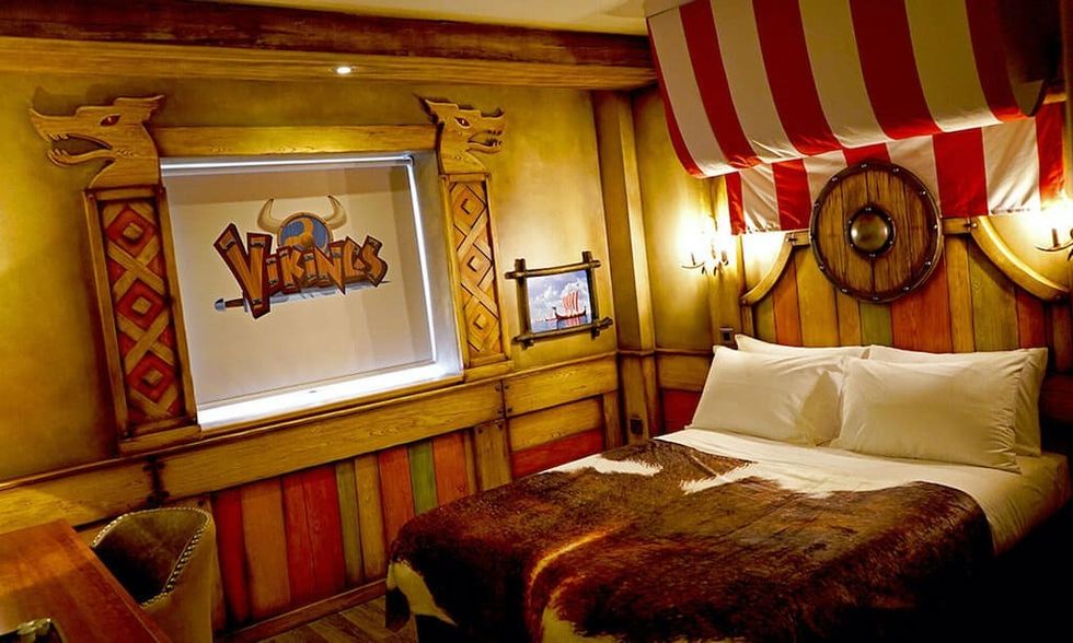 Vikings hotel room