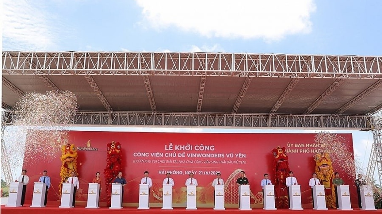 VinWonders Vu Yen ground breaking - Vietnam's largest theme park