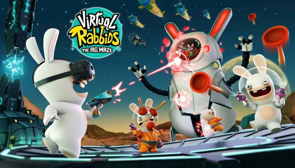 Virtual Rabbids VR Maze Triotech Ubisoft