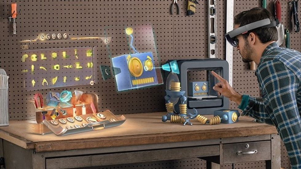 virtual reality microsoft hololens augmented mixed reality