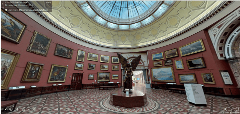 Virtual tour of Birmingham Museum VR experiences post covid museum technology