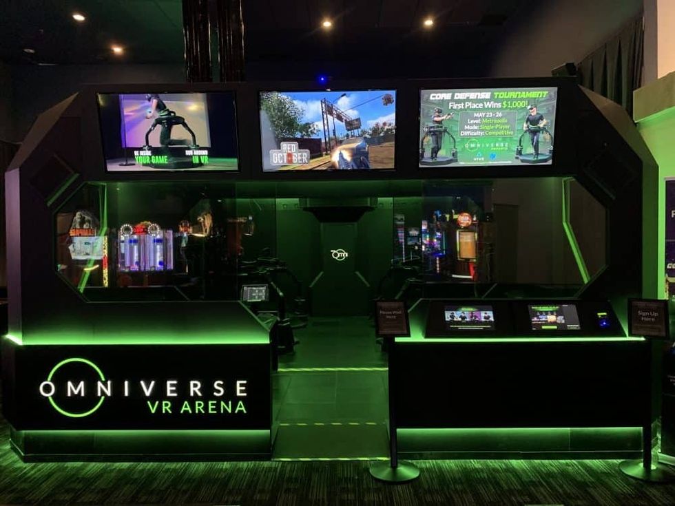 Virtuix VR Arena at Pinballz