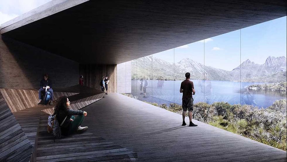 visitor centre cradle mountain dove lake