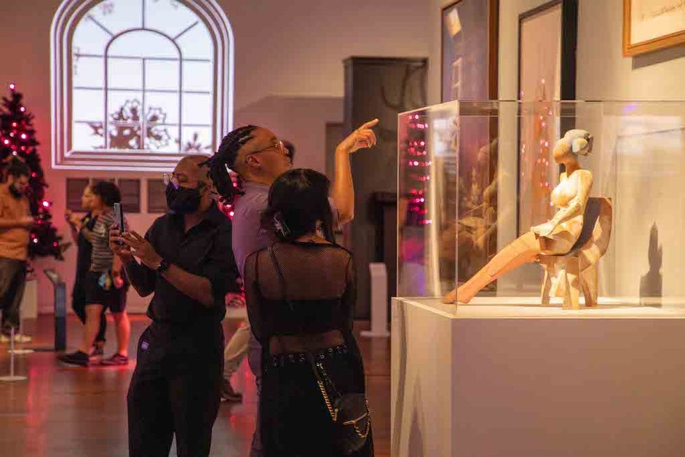 visitors at Dreamland, McNay Art Museum