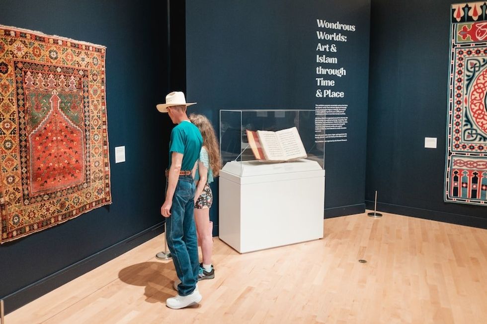 Visitors at Philbrook