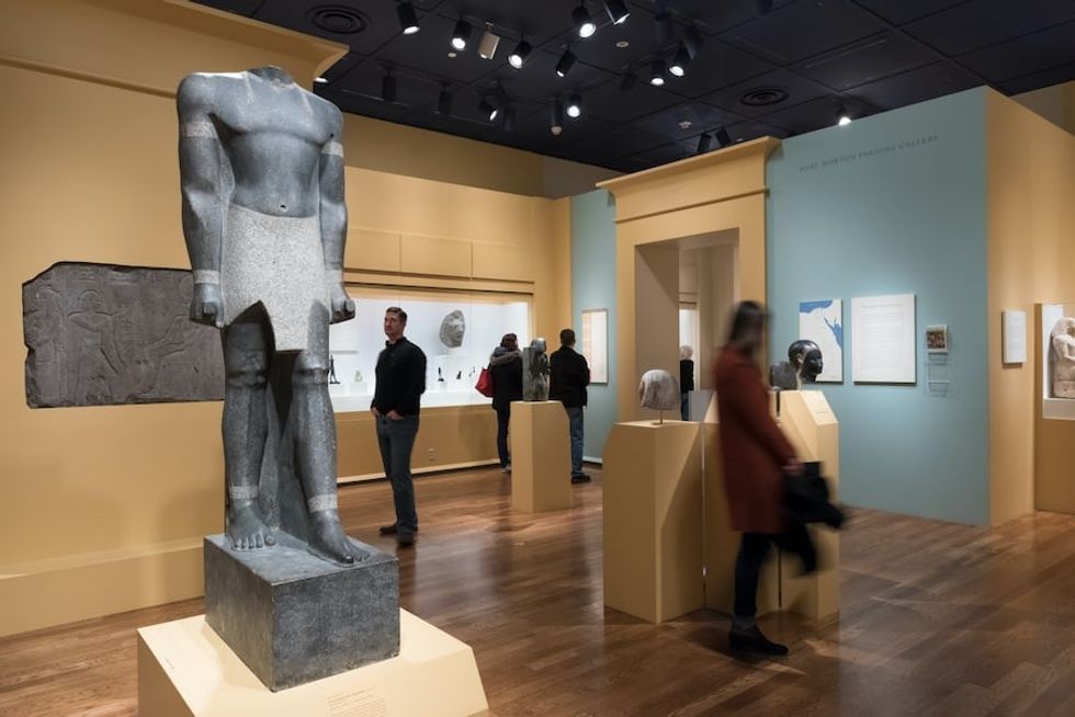 Visitors in the VMFA galleries