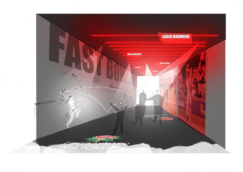 Visual of the The Lancashire Cricket Heritage Experience courtesy The Creative Core