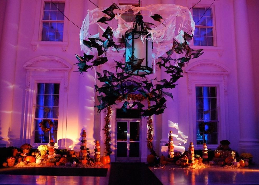 Visual Terrain lighting for White House halloween party