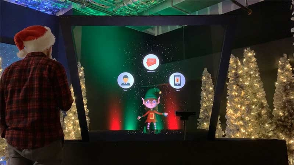 vntono elf hologram mall of america