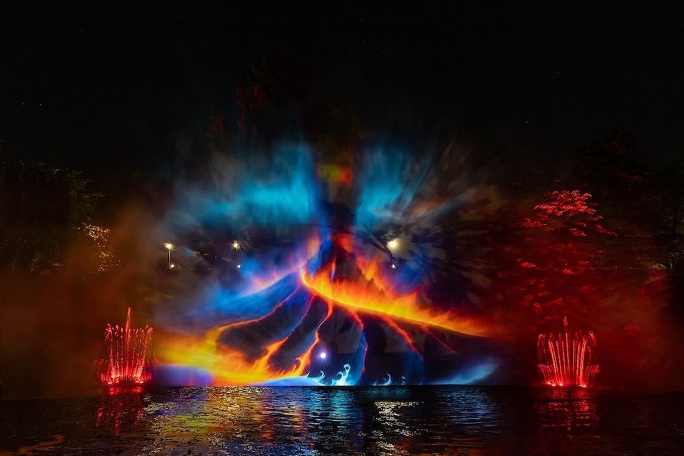 Volcano Projection