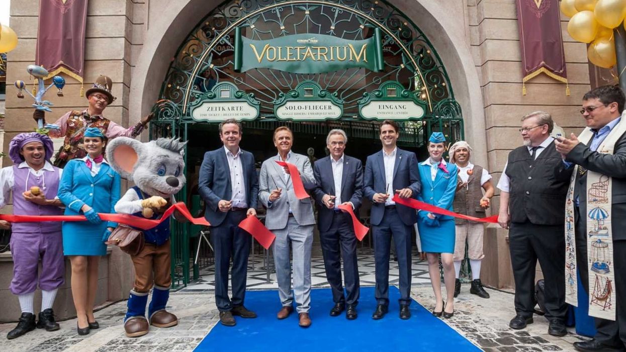 voletarium ribbon cutting ceremony europa-park
