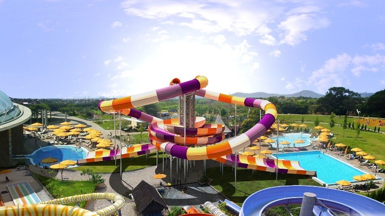 VR Launch of Polin’s new Storm Racer Waterslide at IAAPA Expo