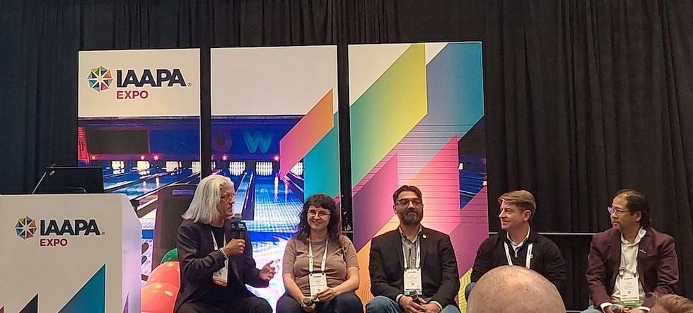 VR panel IAAPA Expo