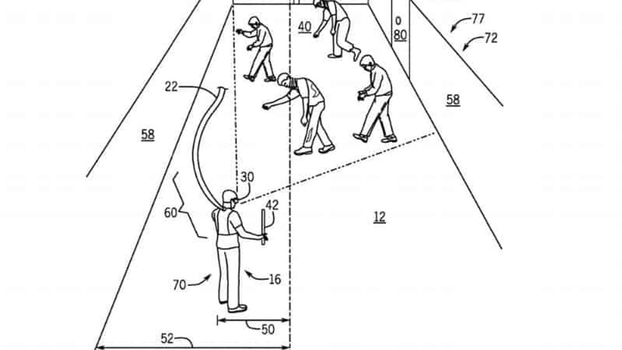 VR tether Universal LLC patent