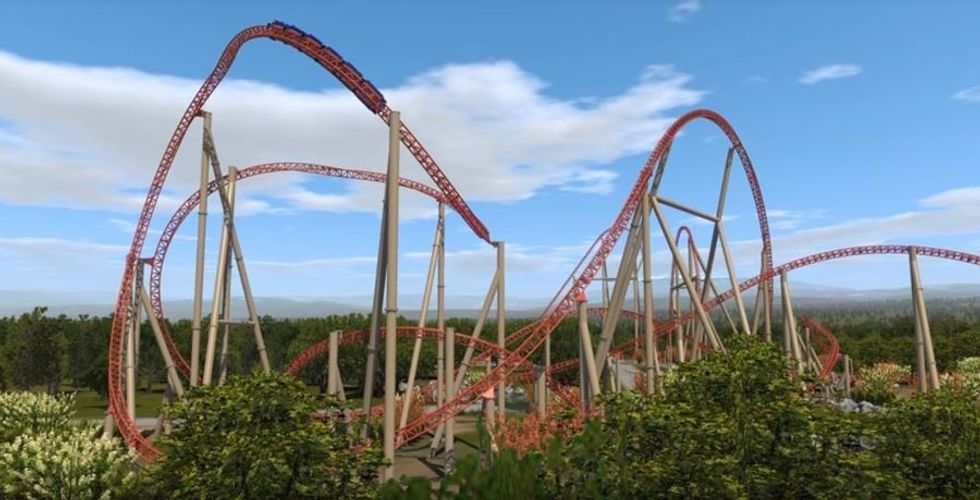 Walibi Belgium New Mega Coaster