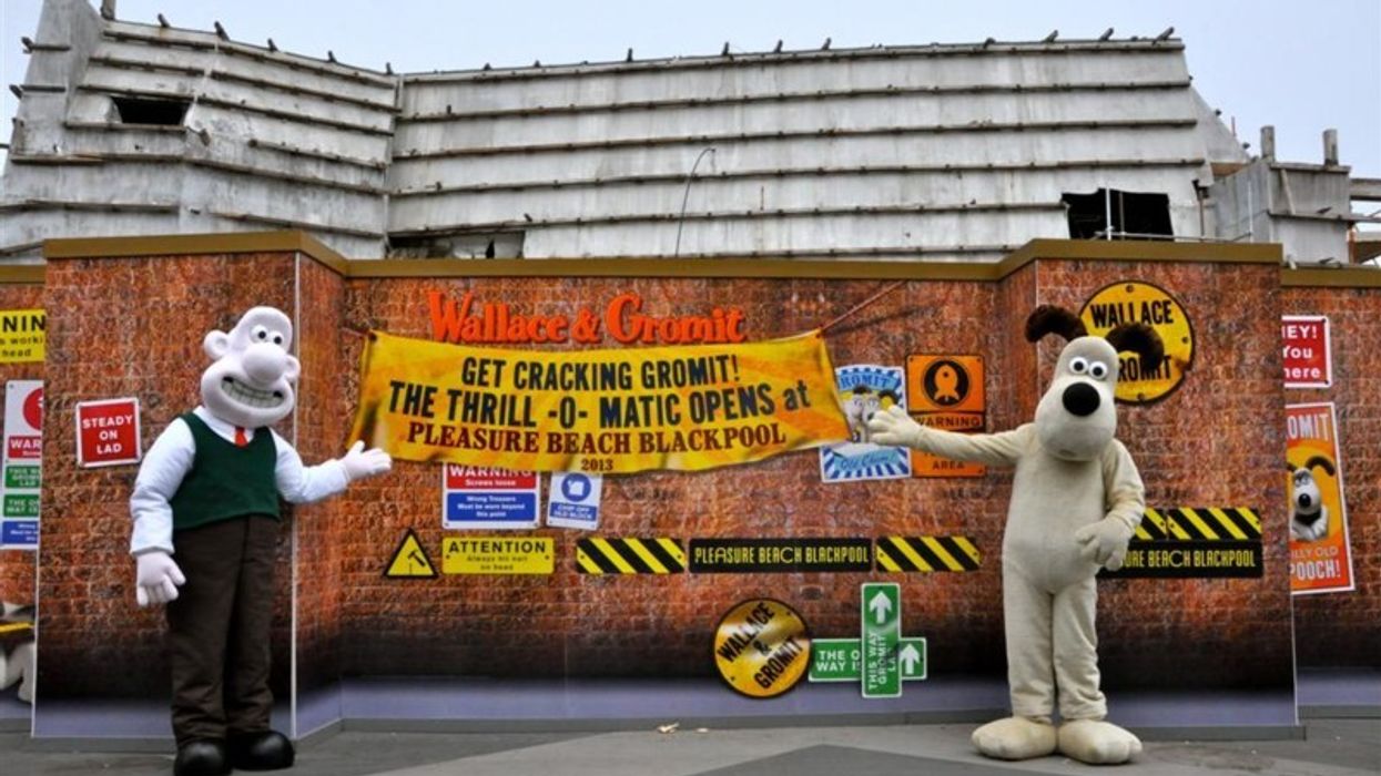 Wallace and Gromit Blackpool Pleasure Beach ThrillOMatic ride