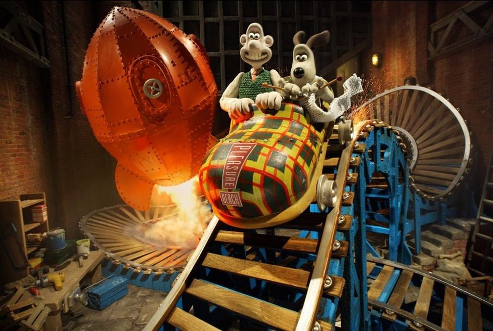 wallace and gromit thrill o matic blackpool pleasure beach