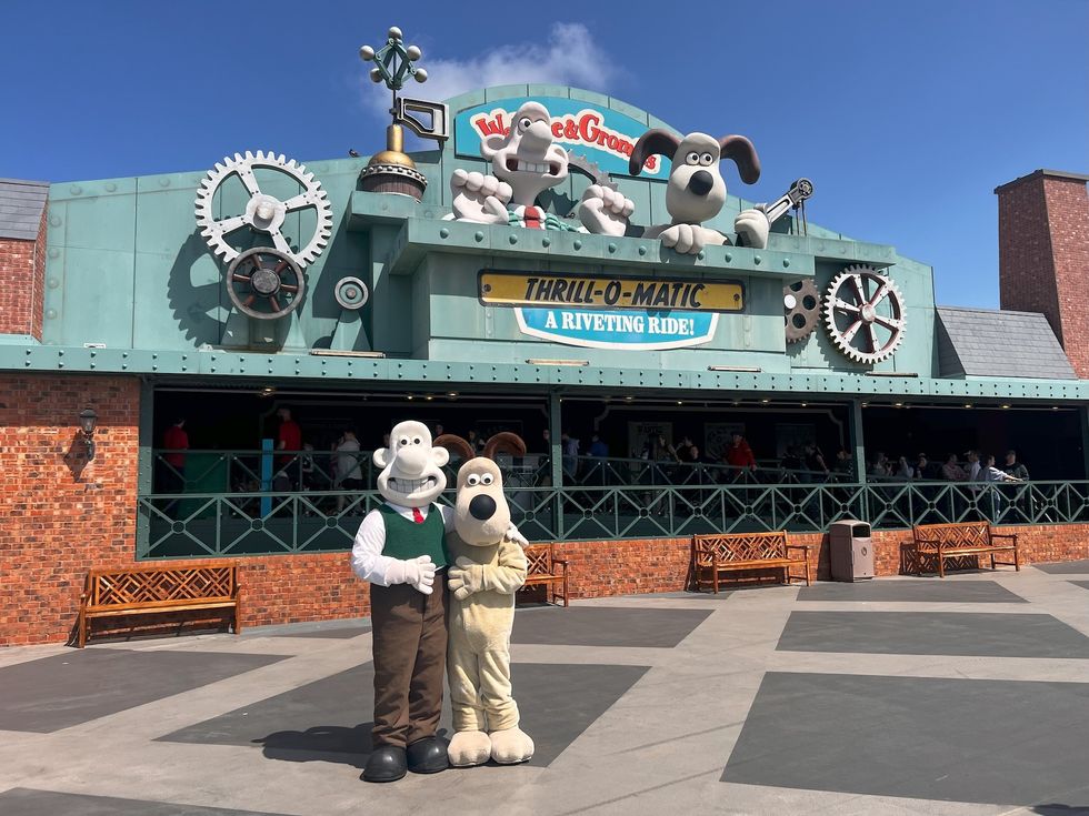 wallace and gromit thrill o matic blackpool pleasure beach
