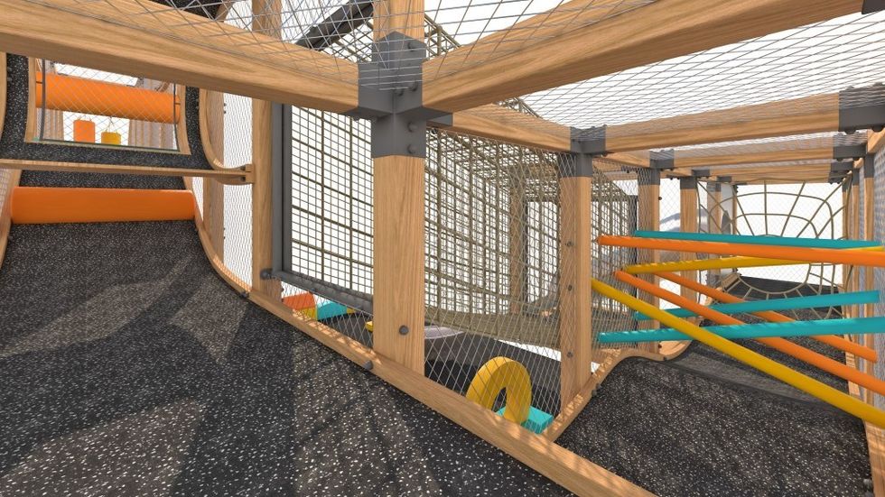 Walltopia launches unharnessed indoor playground inside view