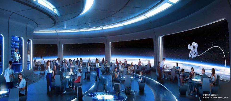 Walt Disney space restaurant