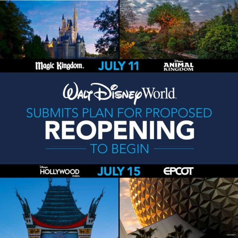 walt disney world reopening