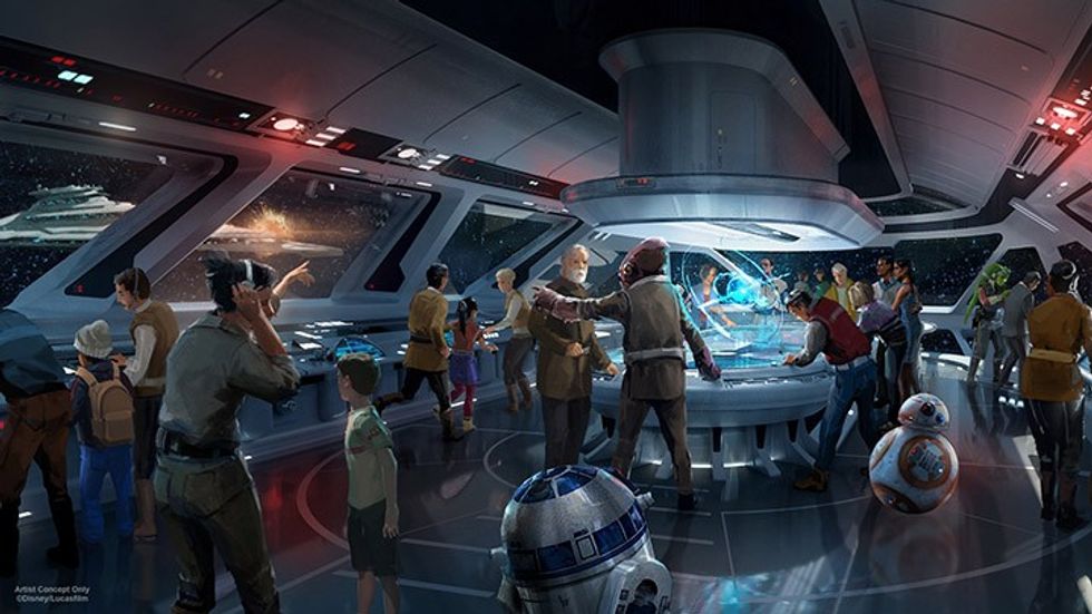 Walt Disney World Star Wars: Galaxy's Edge themed hotel
