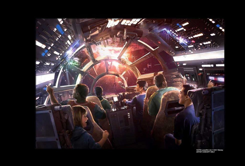 Walt Disney World Star Wars Millenium Falcon vaporware