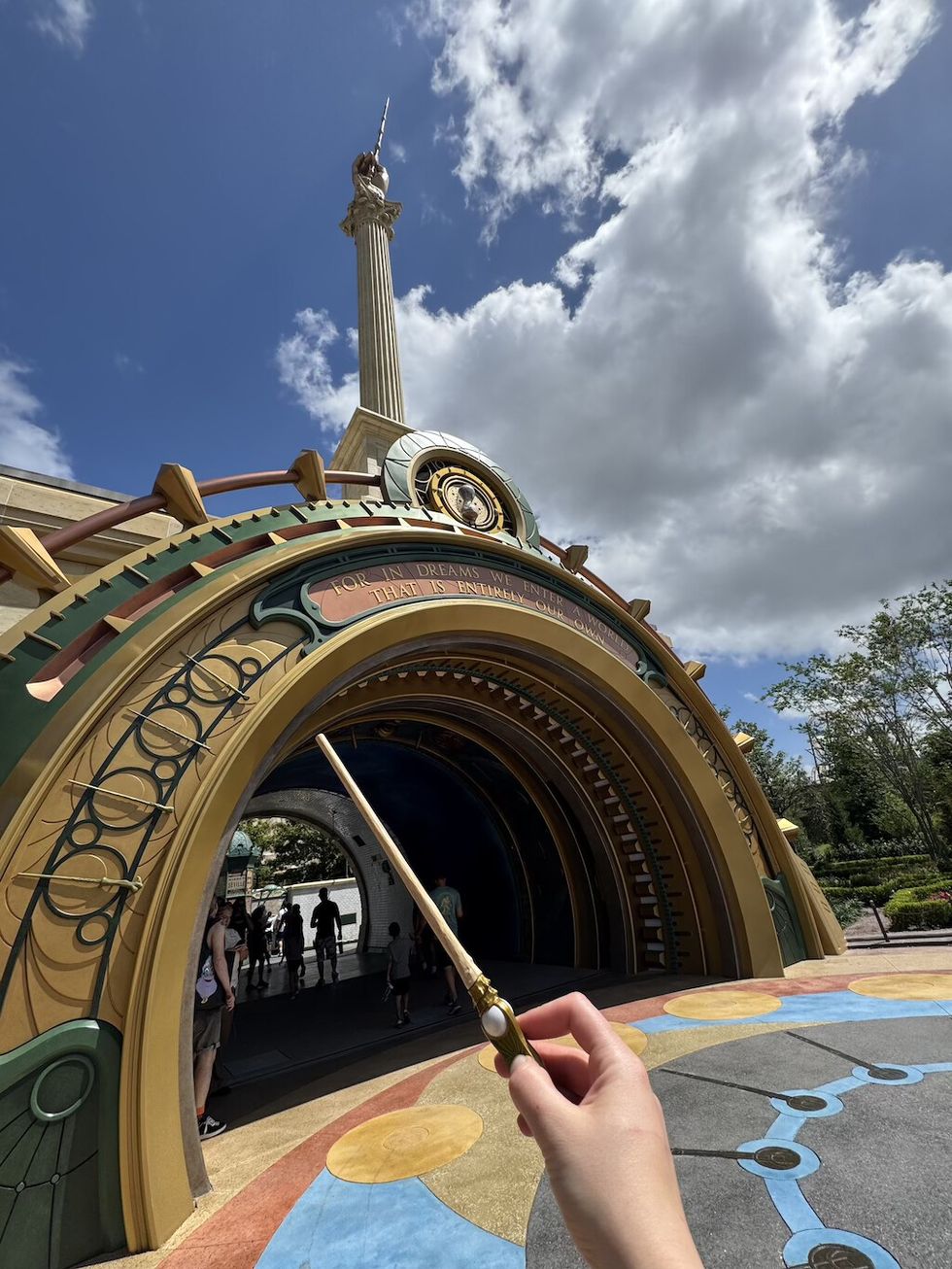 Wand at Portal to the Wizarding World of Harry Potter Ministry of Magic