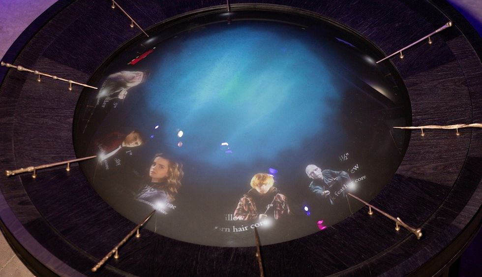 wand table harry potter store