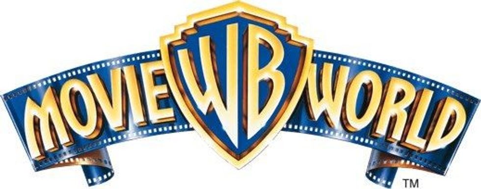 warner bros movie world logo a
