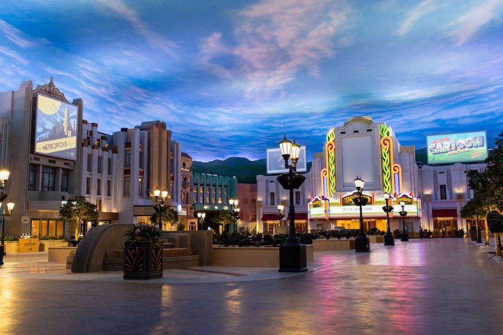 Warner-Bros.-Plaza at Warner-Bros-World-Abu-Dhabi