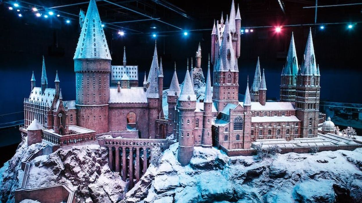 warner bros studio tour london hogwarts in the snow
