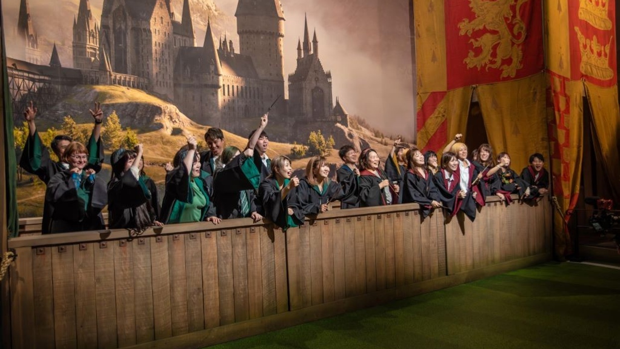 Warner Bros Studio tour Tokyo - students