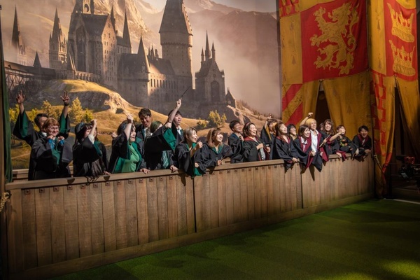 Warner Bros Studio tour Tokyo - students