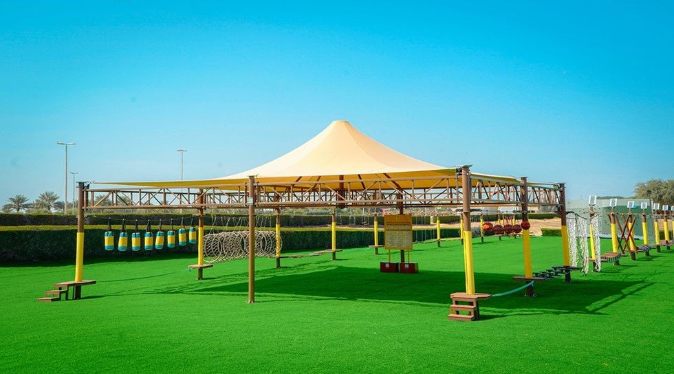 Warrior Group Rubu’ Qarn Life Skills Center Low Ropes Course