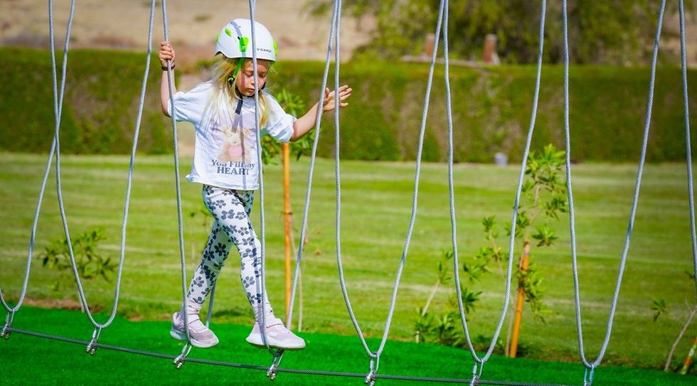 Warrior Group Rubu’ Qarn Life Skills Center Low Ropes